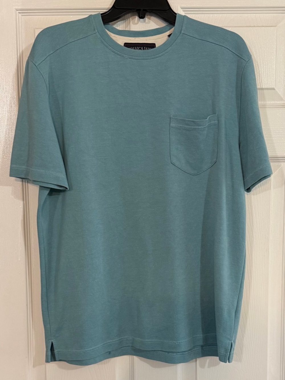 Mens Pocket Tshirt Short Sleeve Casual Wear Color Green Size Medium Modal